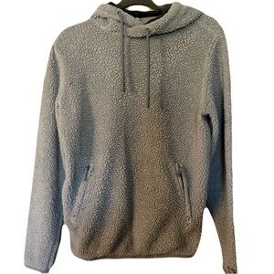 Gray Sherpa Hoodie